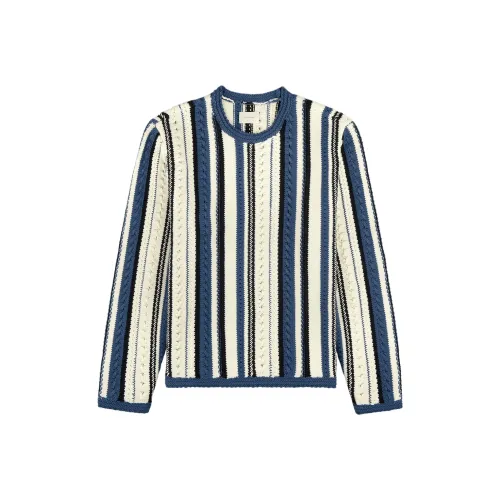 AIME LEON DORE SS25 Синий с Белым Lettering Унисекс Свитеры