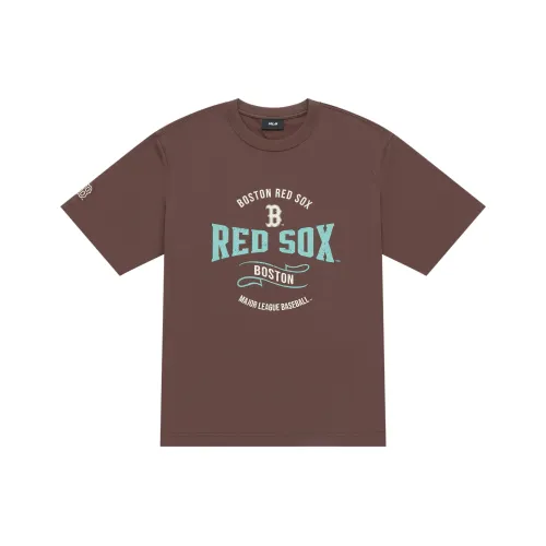 MLB Preppy Style Collection Boston Red Sox SS25 Рубашка Мужская Коричневая