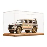 Mercedes-Benz G63 [Белый] + Деревянная масса Основа Пыльная Покрытие