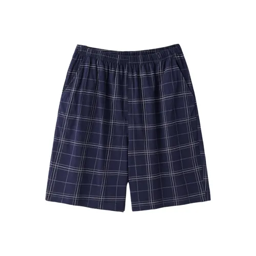 FARO Пижамные штаны Мужские Синие Клетка