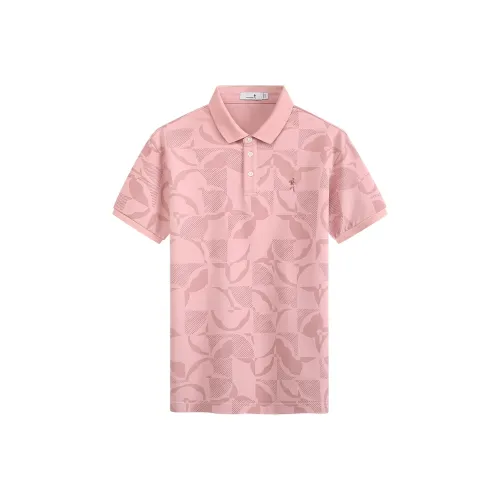 Поло Dance with Wolves Мужское Розовое