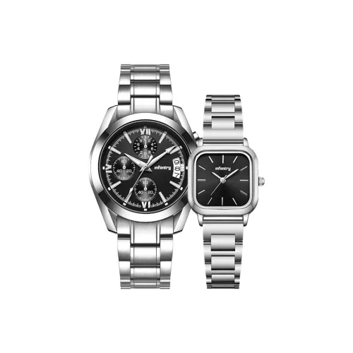 INFANTRY Кварцевый механизм ремешок из нержавеющей стали унисекс черный циферблат