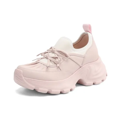 Rosa Bianca Легкий визуально увеличивает рост Низкий топ Толстая подошва Кроссовки Женские