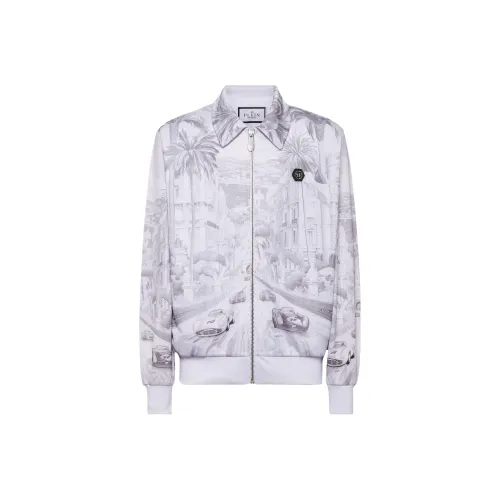 PHILIPP PLEIN Белый Мужской Куртки