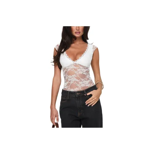 PRINCESS POLLY TANTALIZE BODYSUIT Комбинезон Женский Белый White