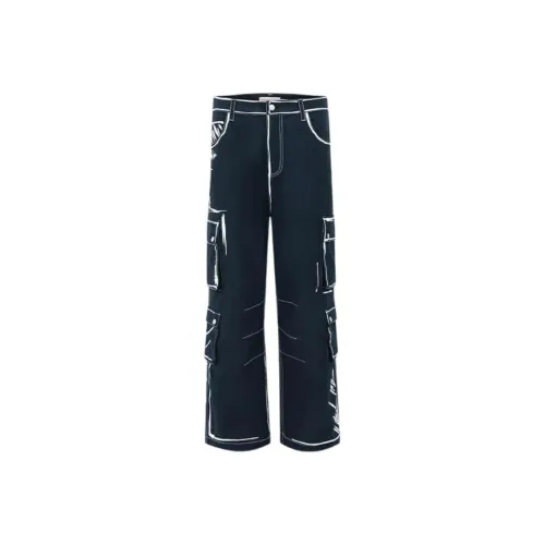 True Religion Черные Мужские Повседневные Штаны