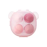 Медвежонок розовый, 4 штуки, сетка