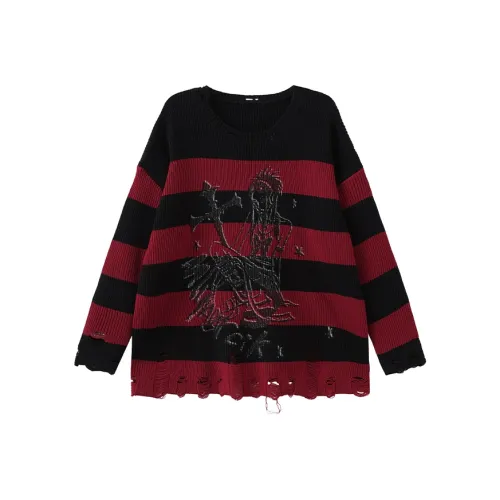 A11·N22 Черный с красными полосами Женская трикотажная одежда