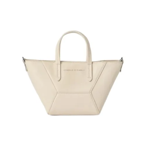 BRUNELLO CUCINELLI Телячья кожа Сумка через плечо Мини Женская Айвори