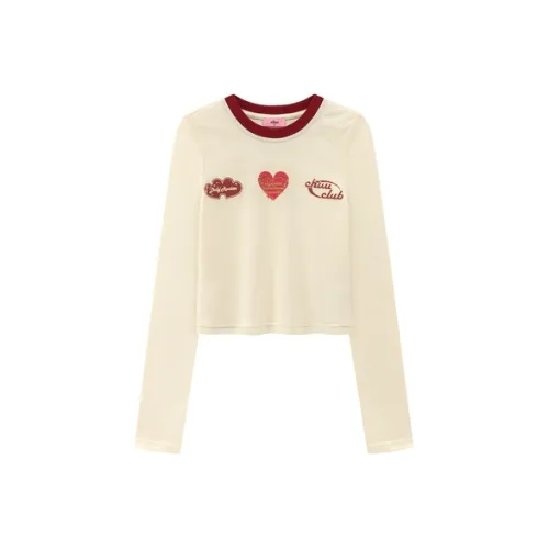 CHUU Длинный рукав Т-рубашка Женская