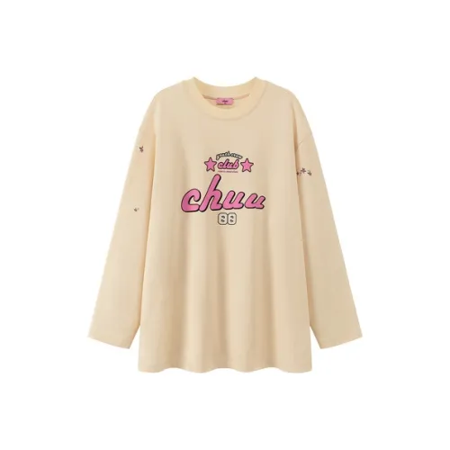 CHUU Длинный рукав Т-рубашка Женская