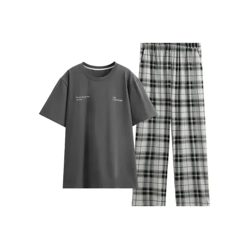 FENTENG Пижамный комплект мужской темно-серый