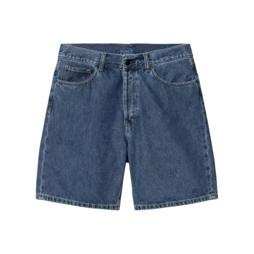 Carhartt WIP SS25 Nolan Короткие Джинсовые Шорты Мужские Индиго