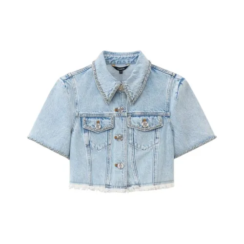 BEBE SS24 Куртки и Пальто Женские Джинсовый Синий