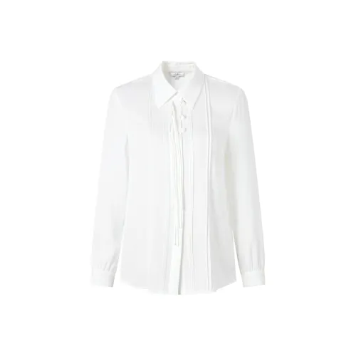 JZ. ANNAKRO Экрю Женские Рубашки