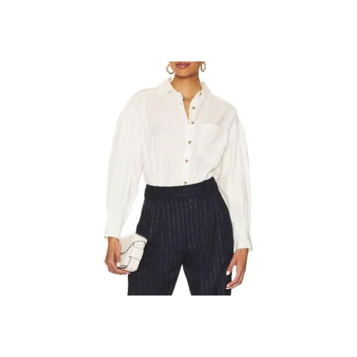 FREE PEOPLE Белые Женские Рубашки