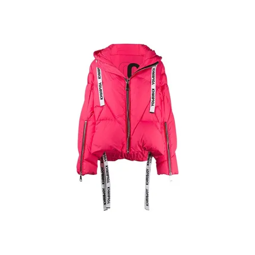 KHRISJOY Пуховик Женский Красный