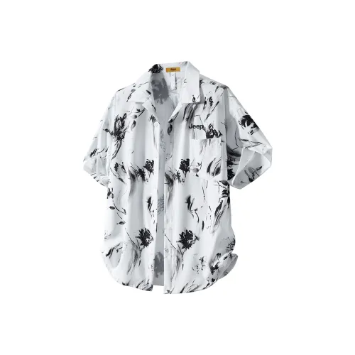 JEEP NICE Черная Унисекс Рубашка