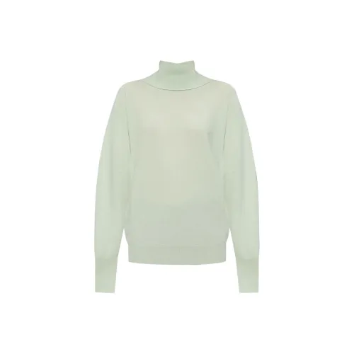 JIL SANDER Мятно-зеленый Женские кашемировые свитеры