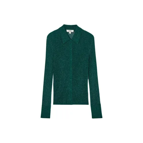 COS Темно-зеленый Женская трикотажная одежда