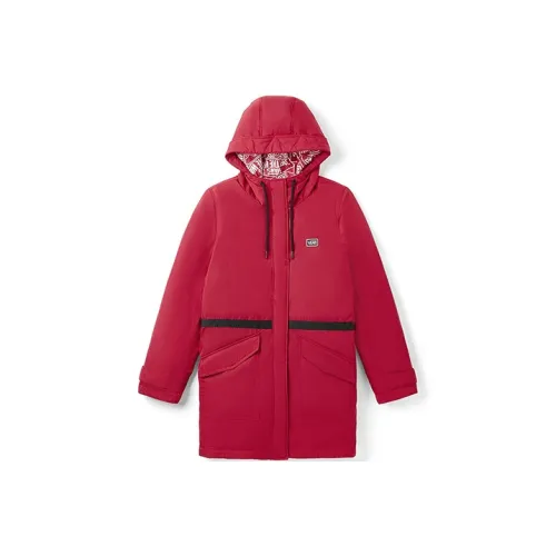 Vans Пуховик Зимний Женский Красный