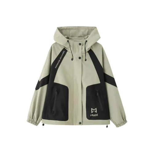 Aoaifu Куртки и Пальто Женские Армейский Зеленый