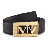 Золотая пряжка, коричневый ремешок