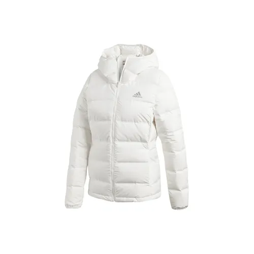 Adidas Helionic Пуховик Зимний Женский Ярко-белый