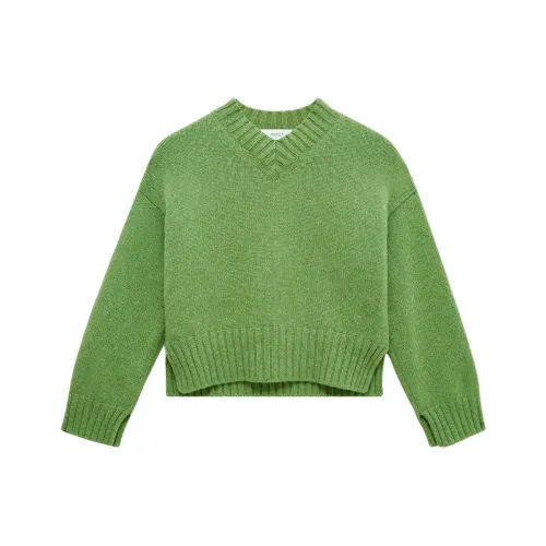PRINGLE OF SCOTLAND SS24 Кашемир Свитер Женский Зеленый