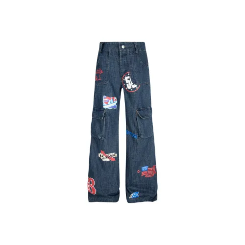 JASONWOOD Джинсы Унисекс Ностальгический Синий