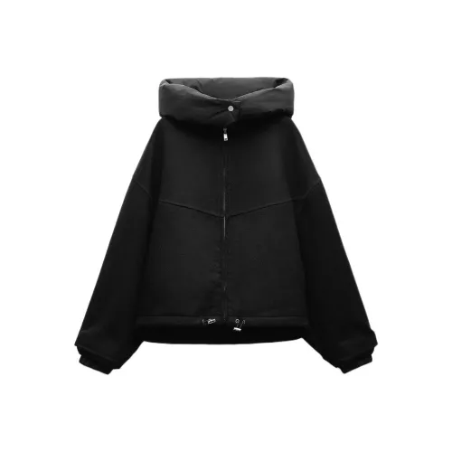 ZARA ZW Series Черные Женские Куртки