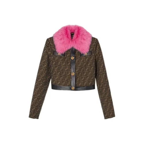 VERSACE Пальто Женское Многоцветное