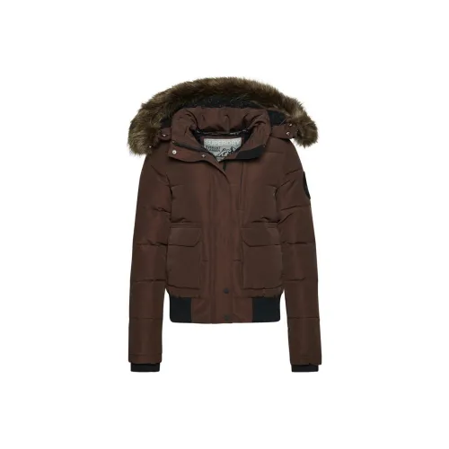 SUPERDRY Кофейно-коричневые Женские Куртки