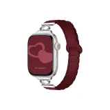 Сердце, три части, силикон, бордовый