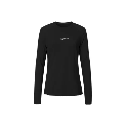 HOTSUIT T-рубашка Женская Минеральный Черный