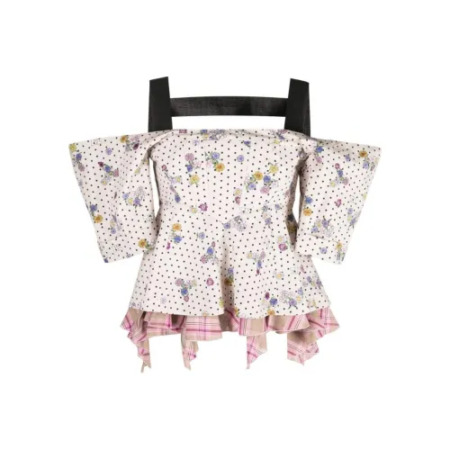 NATASHA ZINKO Рубашка Женская Айвори