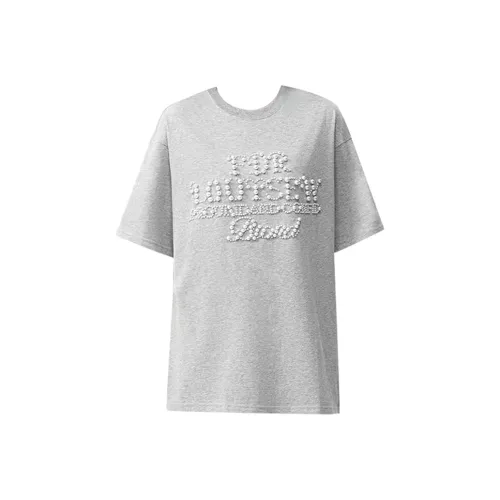 SYEEE WITH U Т-рубашка с оборванным рукавом женская серая