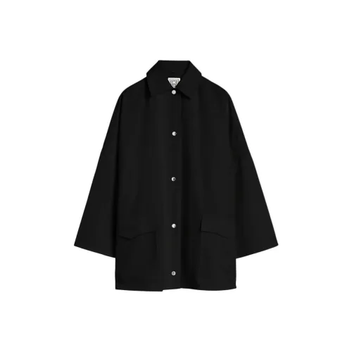 TOTEME SS24 Куртки Пальто Женские Черный