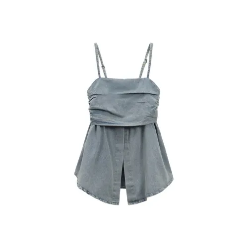 Cotton Shopping Топ на бретелях Женский Винтаж Синий