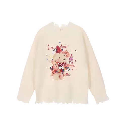 PAIN OR PLEASURE Трикотаж Женский Белый