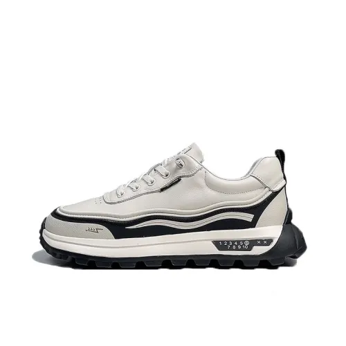 SENJIALUO Противоскользящий Износостойкий Дышащий Легкий Увеличивающий высоту Низкий Топ Повседневная обувь Мужская