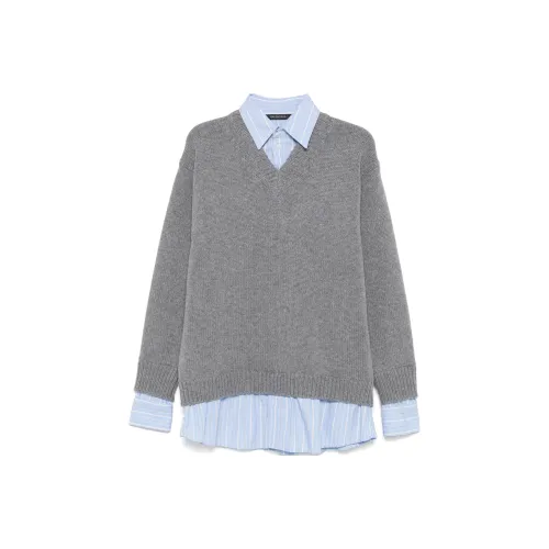 Balenciaga FW24 Трикотаж Регулярный крой Женский Средний серый