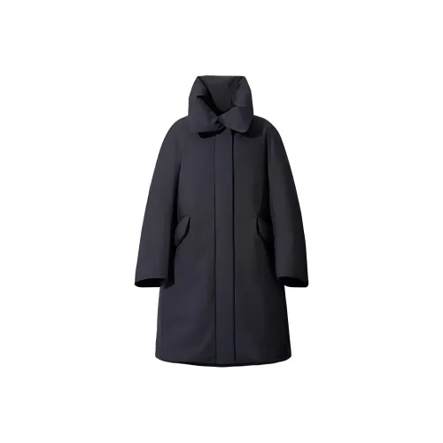 UNIQLO Пуховик Женский Темно-Синий