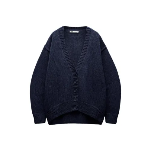 ZARA Синий Женский Трикотаж