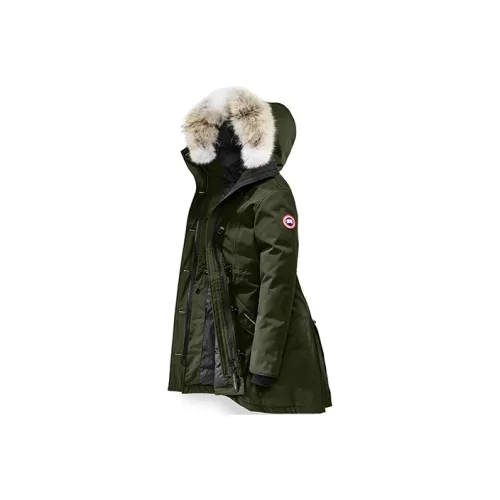 Canada Goose Rossclair Series Армейский зеленый Женские пуховые куртки