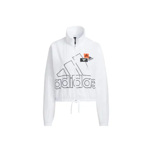 Adidas Куртка Осенняя Женская Белая