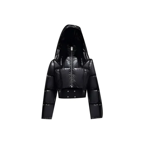 MONCLER GENIUS x 1017 ALYX 9SM совместный бренд MONCLER GENIUS 1017 ALYX 9SM FW21 пуховик женский черный