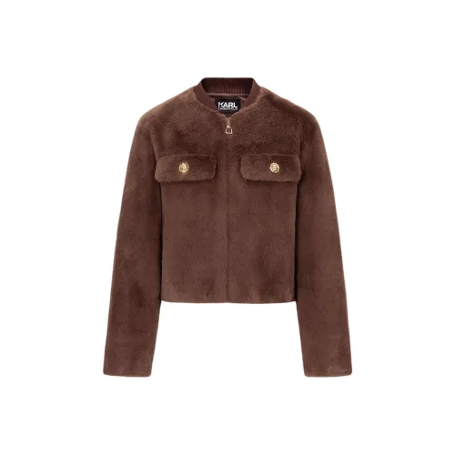 KARL LAGERFELD Куртки и Пальто Женские Коричневый
