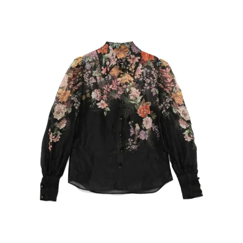 Zimmermann Черные Женские Рубашки