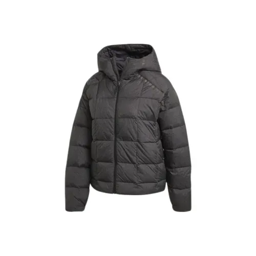 Adidas Пуховик Зимний Женский Черный